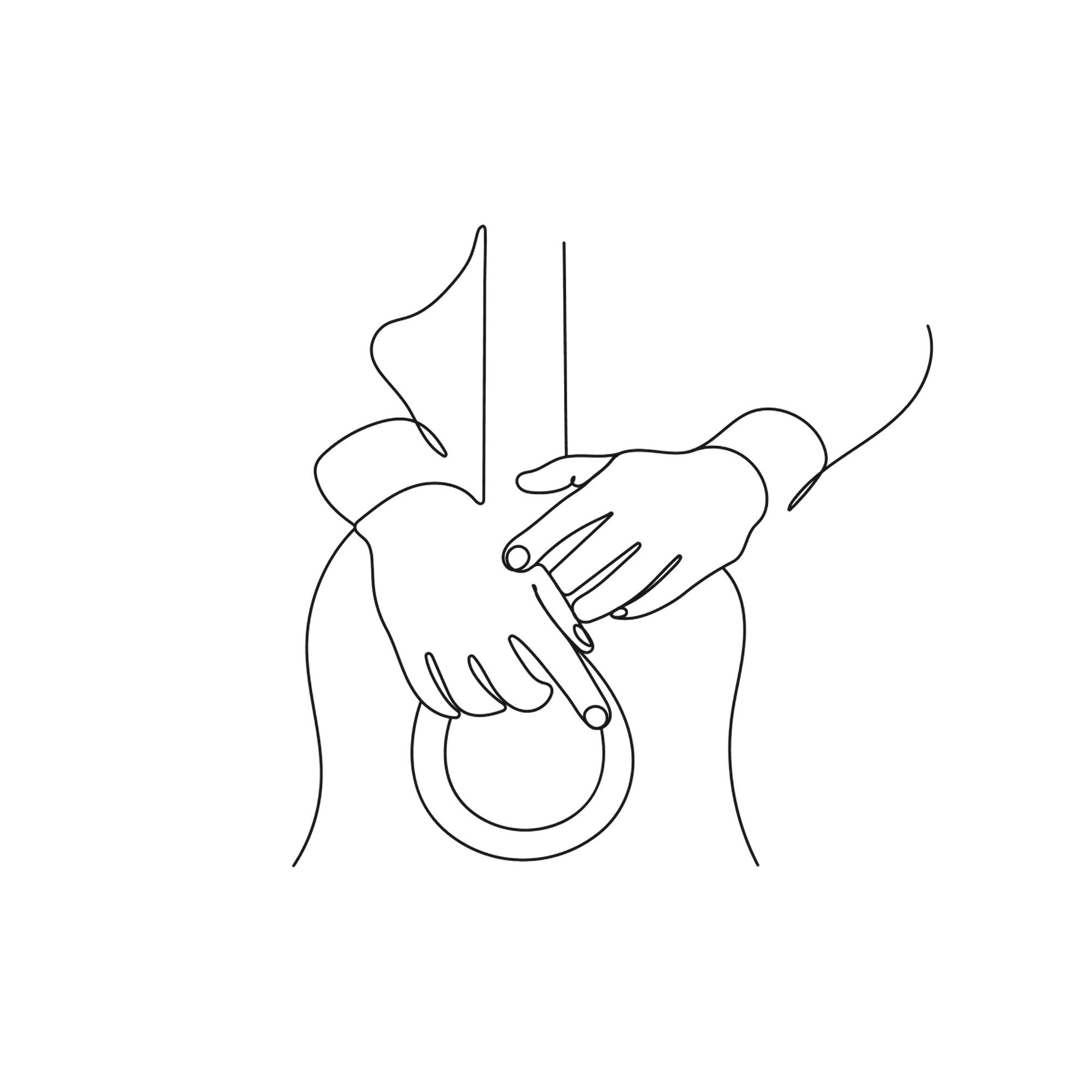 Gezieltes Training der Greifkraft mit einem Handgerät zur Stärkung der Muskulatur